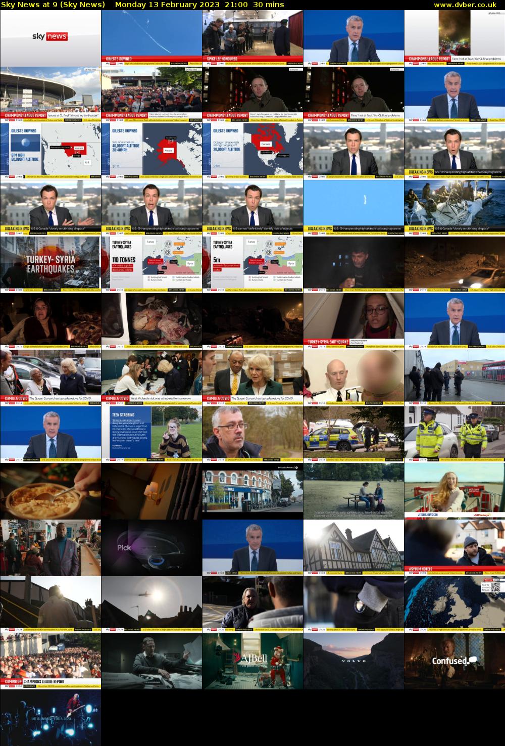 Sky News at 9 (Sky News) Monday 13 February 2023 21:00 - 21:30