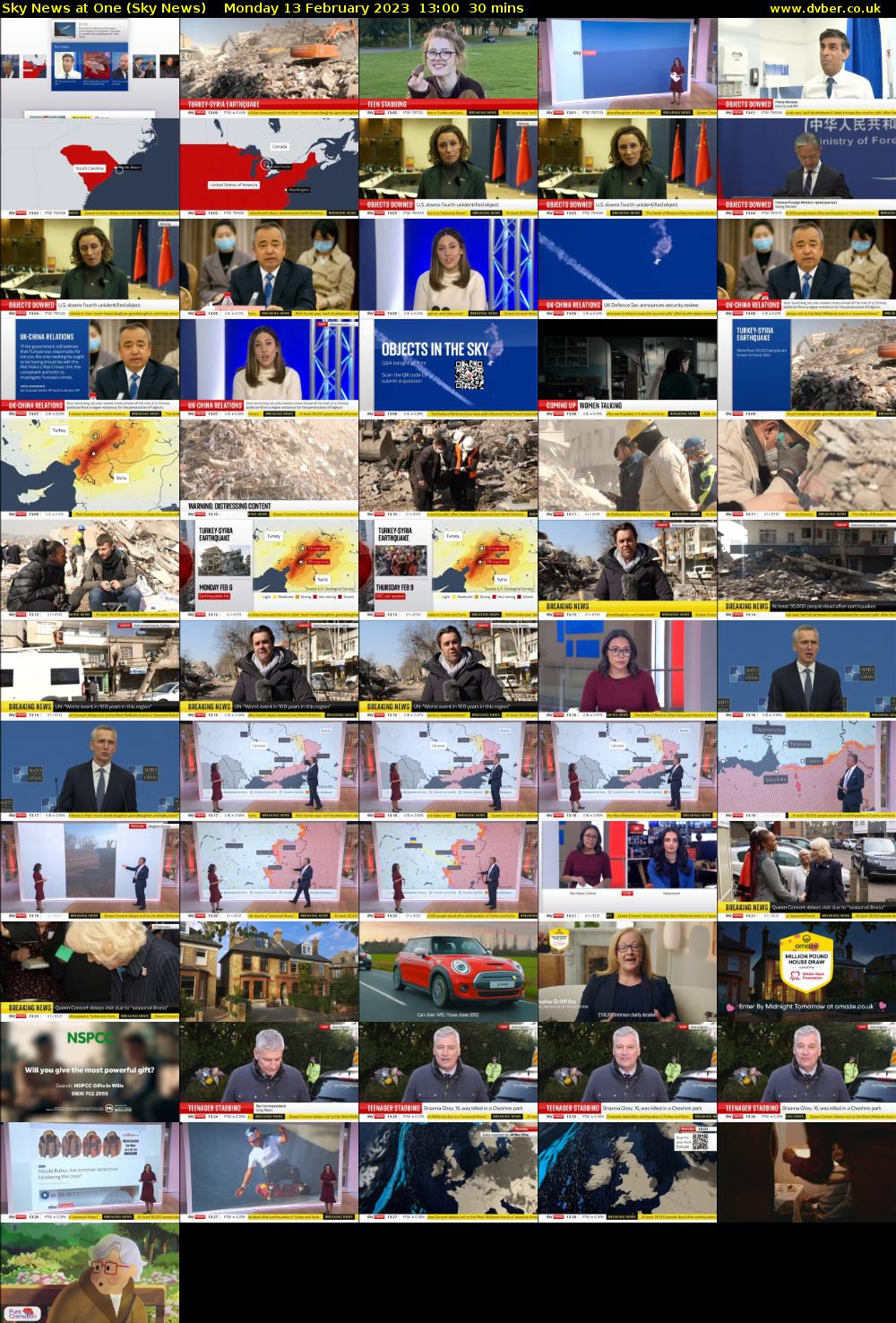 Sky News at One (Sky News) Monday 13 February 2023 13:00 - 13:30