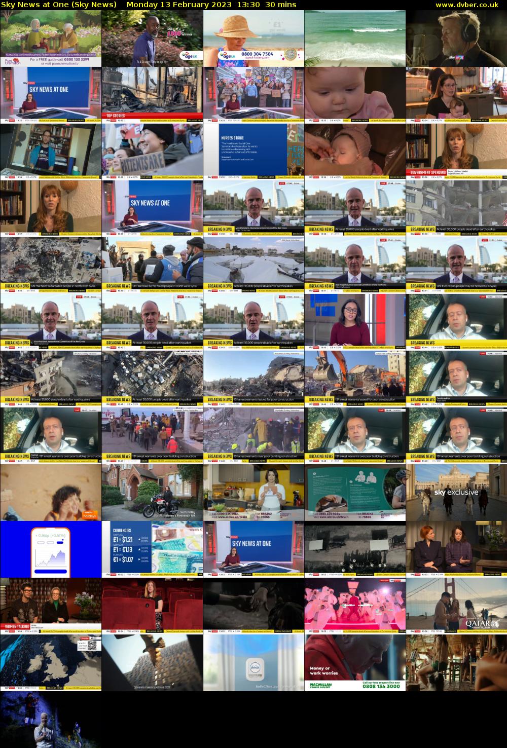 Sky News at One (Sky News) Monday 13 February 2023 13:30 - 14:00