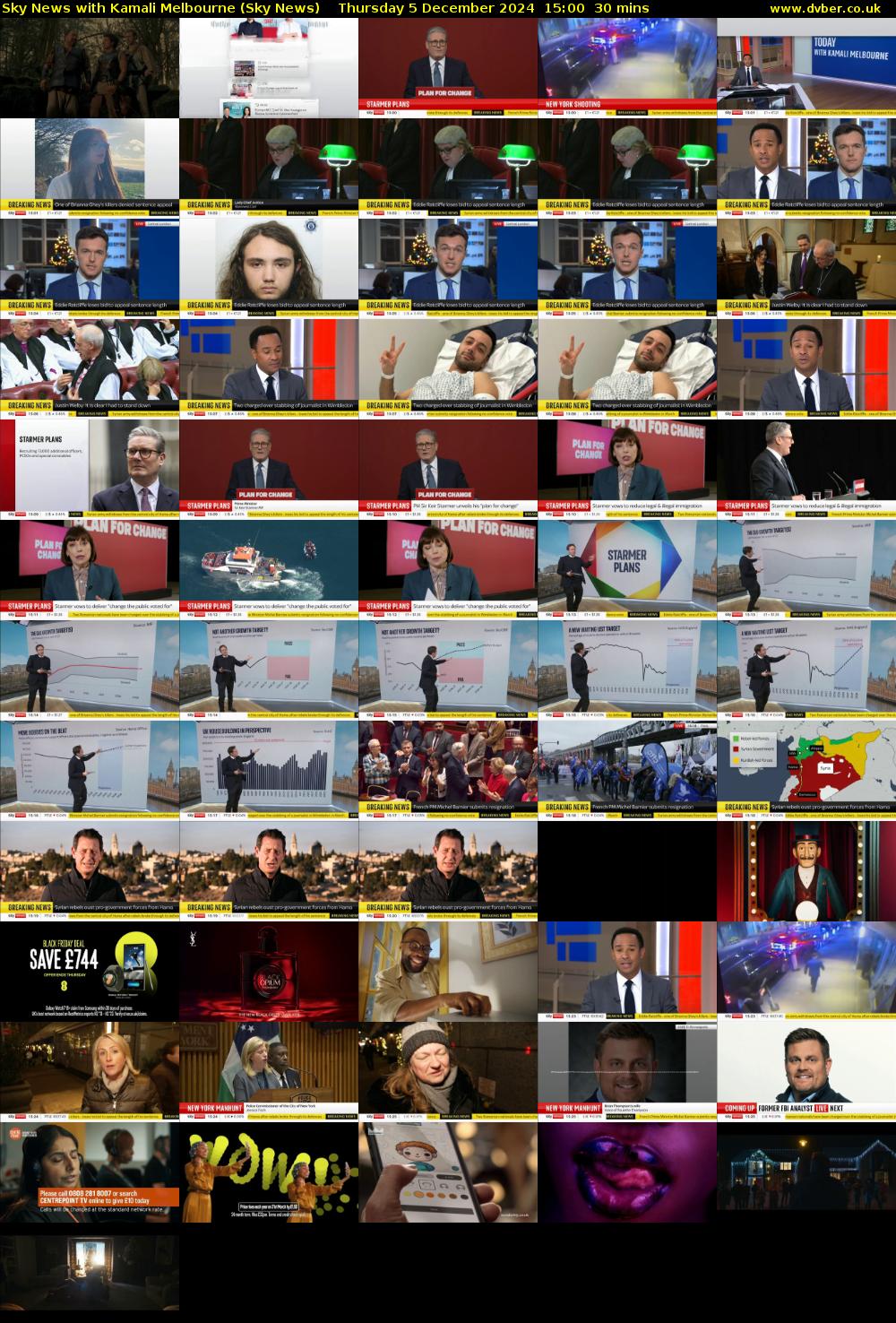 Sky News with Kamali Melbourne (Sky News) Thursday 5 December 2024 15:00 - 15:30