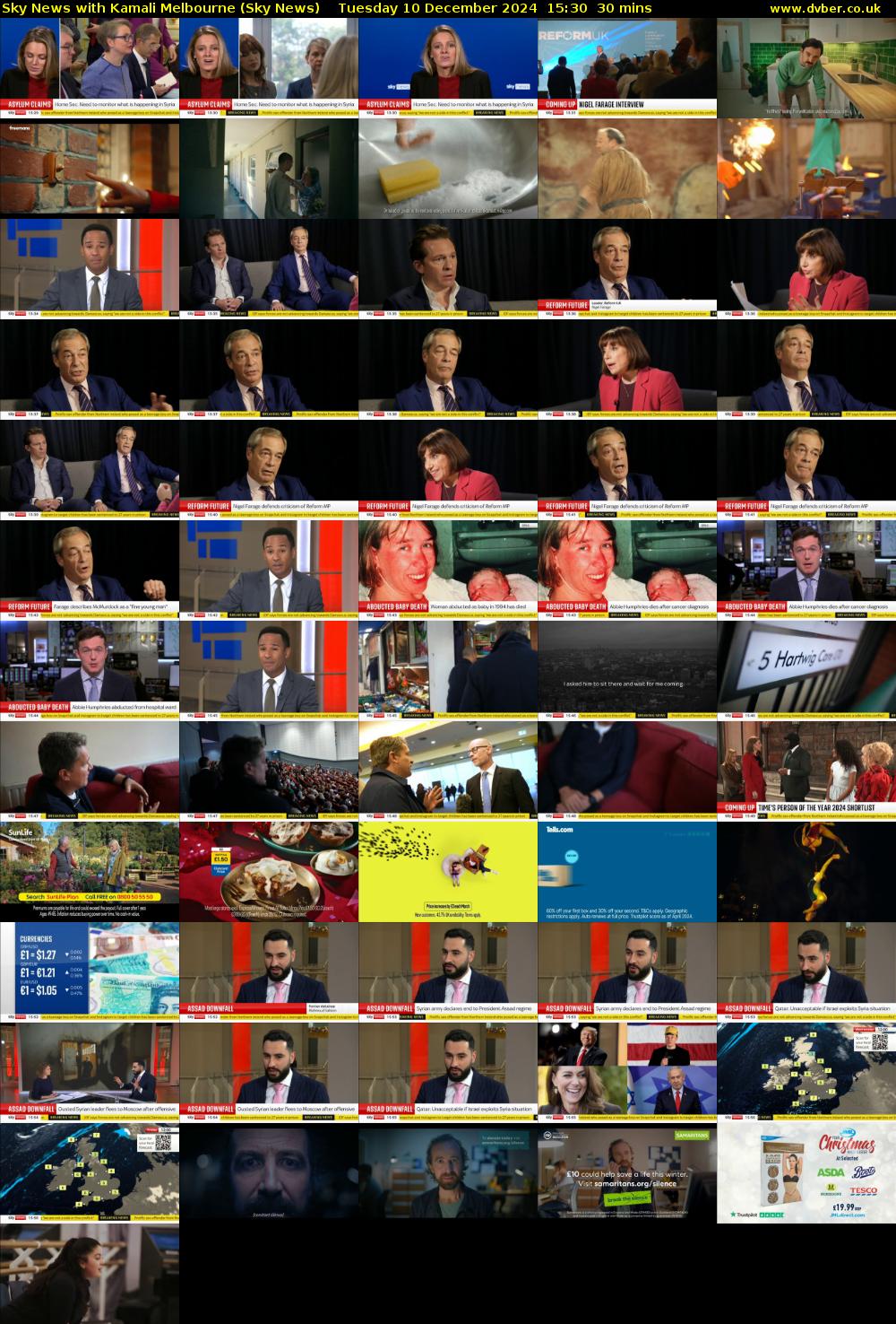 Sky News with Kamali Melbourne (Sky News) Tuesday 10 December 2024 15:30 - 16:00