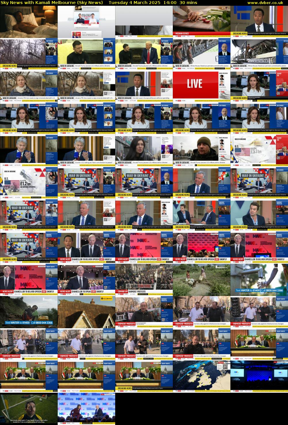 Sky News with Kamali Melbourne (Sky News) Tuesday 4 March 2025 14:00 - 14:30