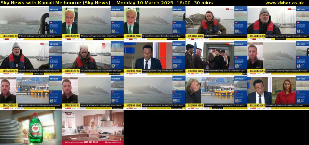 Sky News with Kamali Melbourne (Sky News) Monday 10 March 2025 16:00 - 16:30