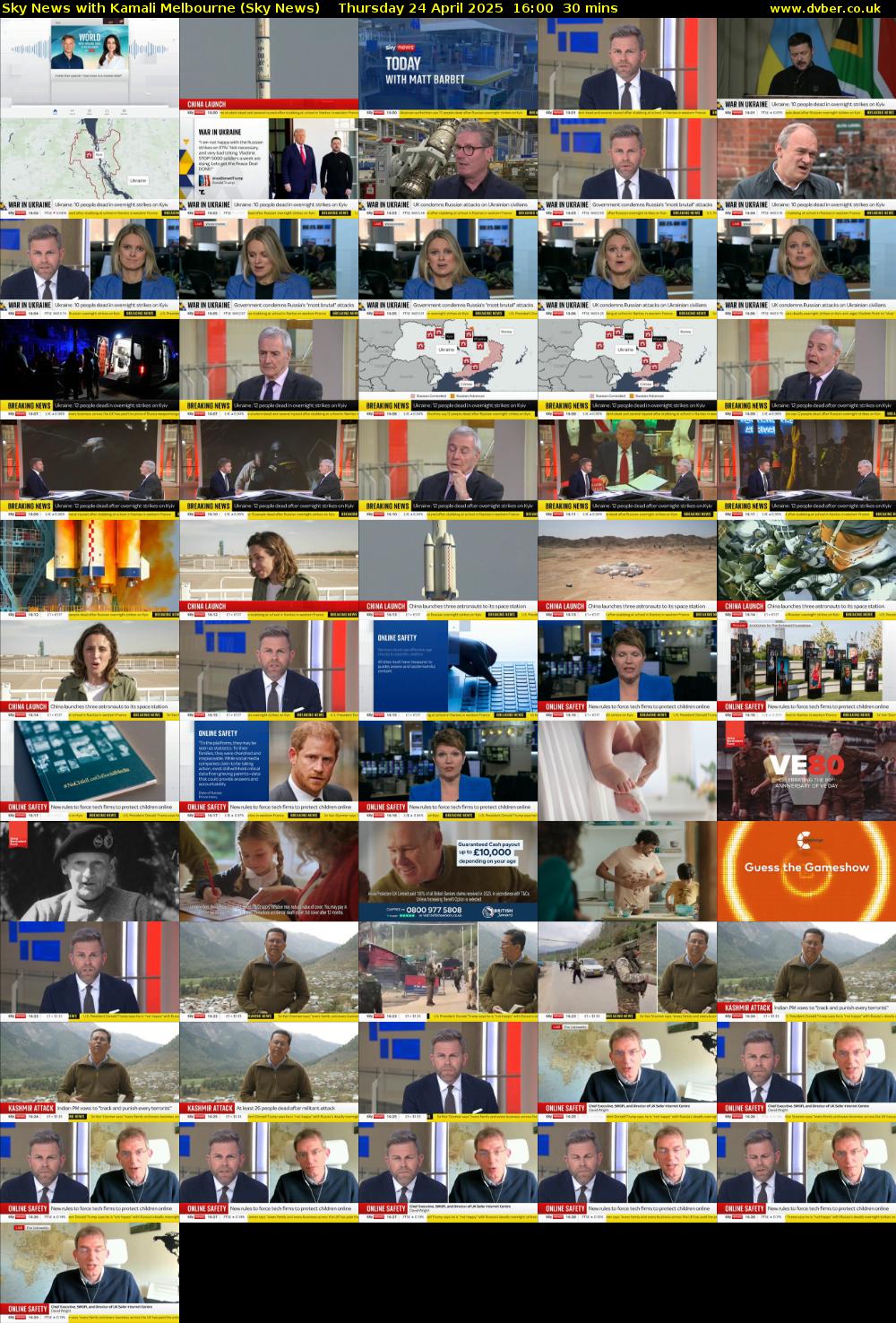 Sky News with Kamali Melbourne (Sky News) Thursday 24 April 2025 16:00 - 16:30