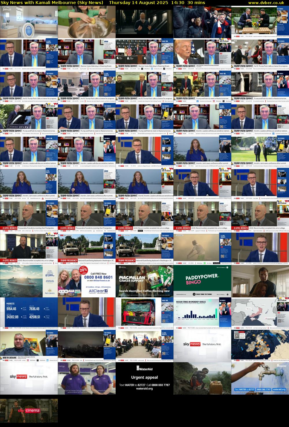Sky News with Kamali Melbourne (Sky News) Thursday 14 August 2025 14:30 - 15:00