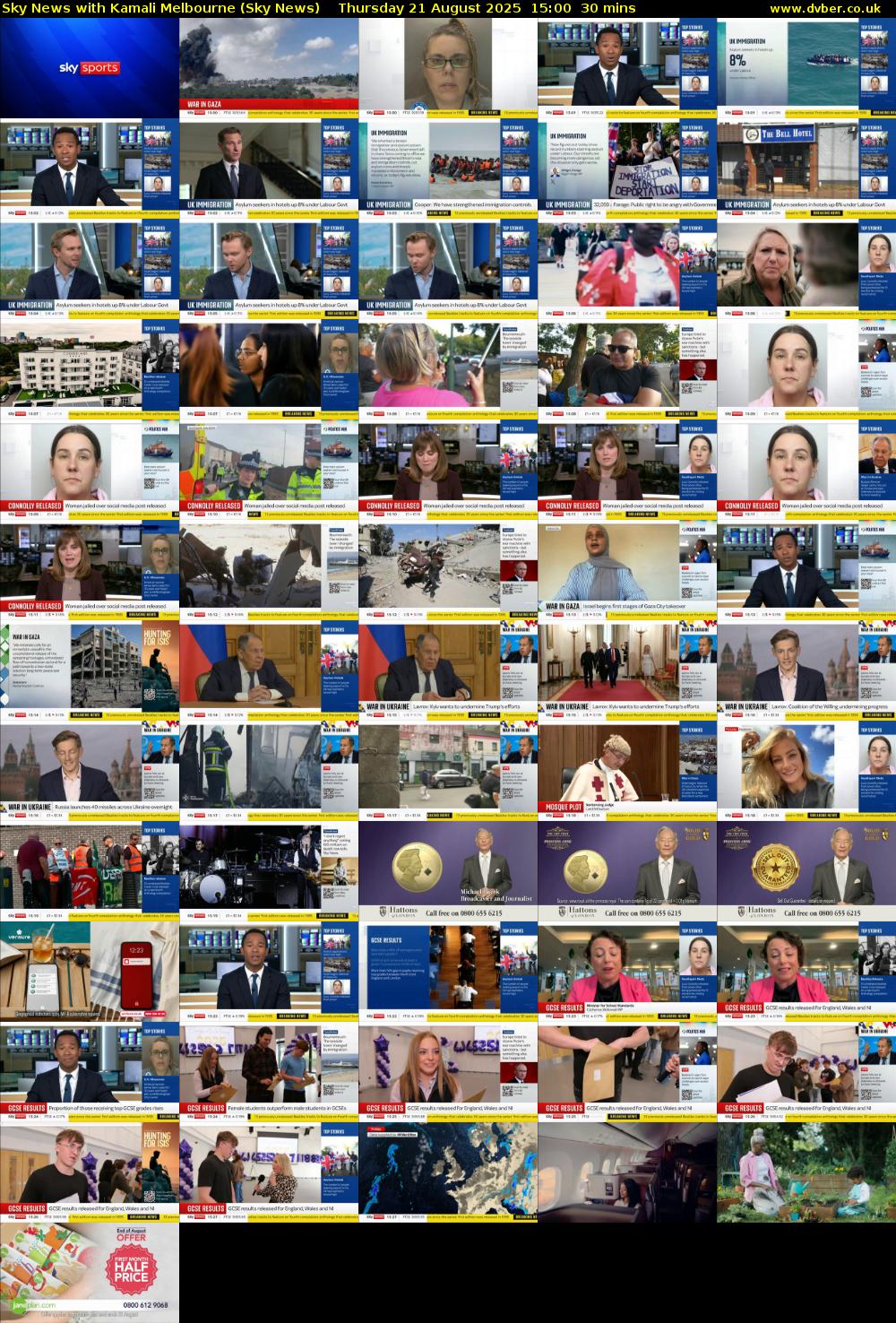 Sky News with Kamali Melbourne (Sky News) Thursday 21 August 2025 15:00 - 15:30