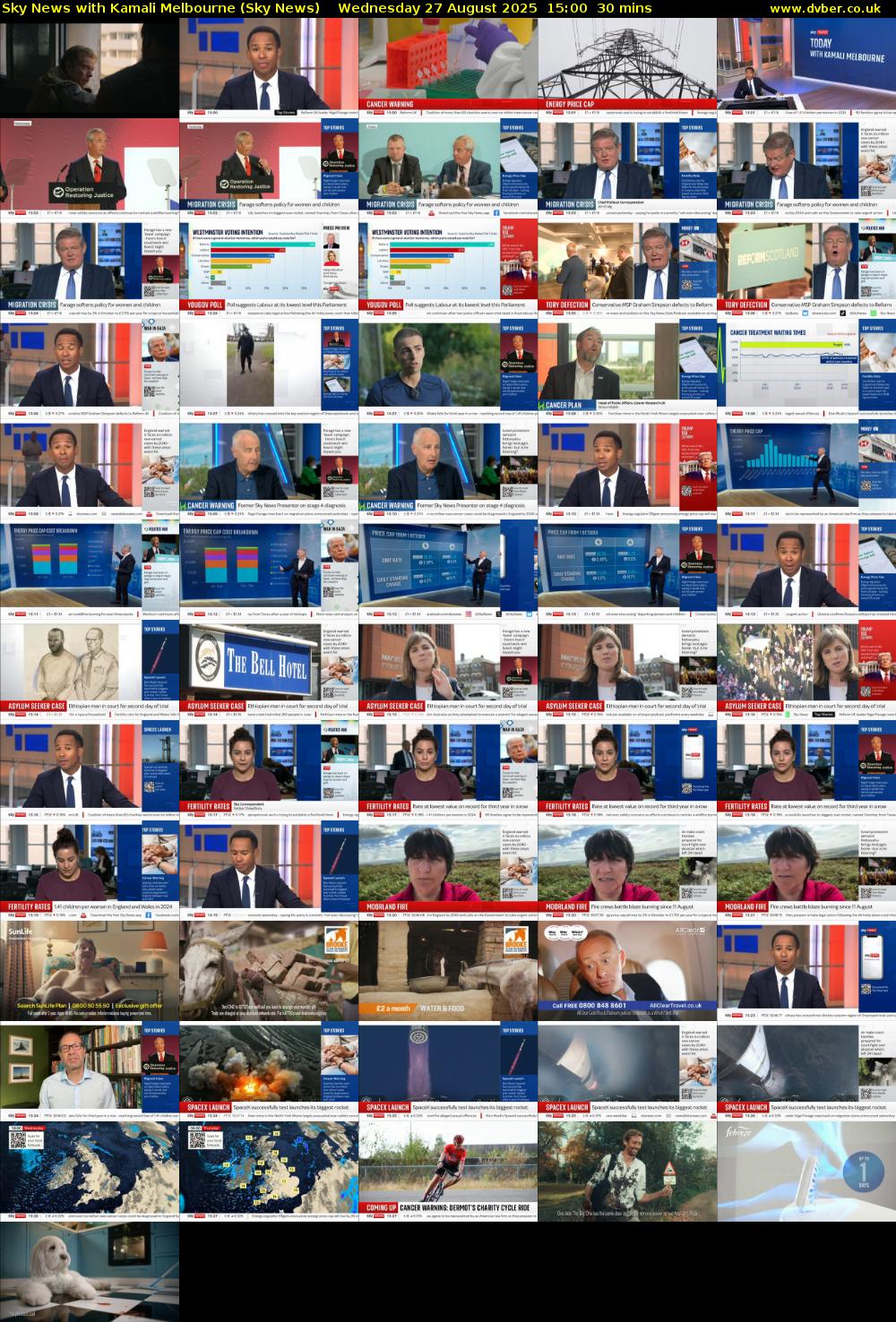 Sky News with Kamali Melbourne (Sky News) Wednesday 27 August 2025 15:00 - 15:30