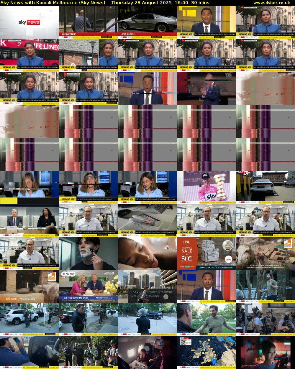 Sky News with Kamali Melbourne (Sky News) Thursday 28 August 2025 16:00 - 16:30