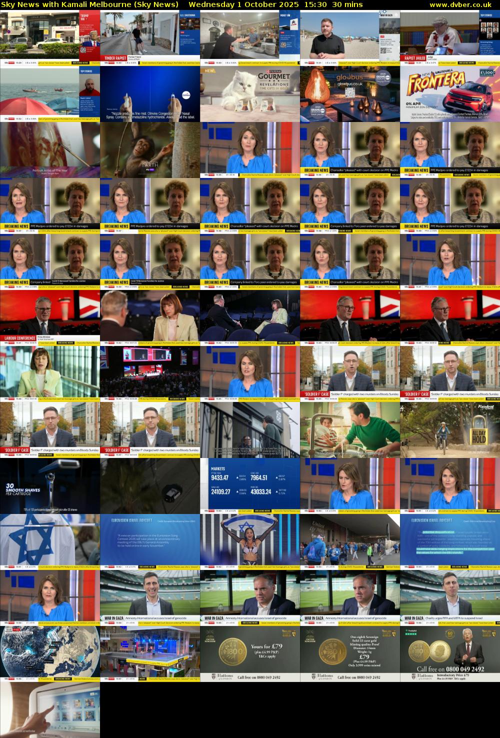 Sky News with Kamali Melbourne (Sky News) Wednesday 1 October 2025 15:30 - 16:00