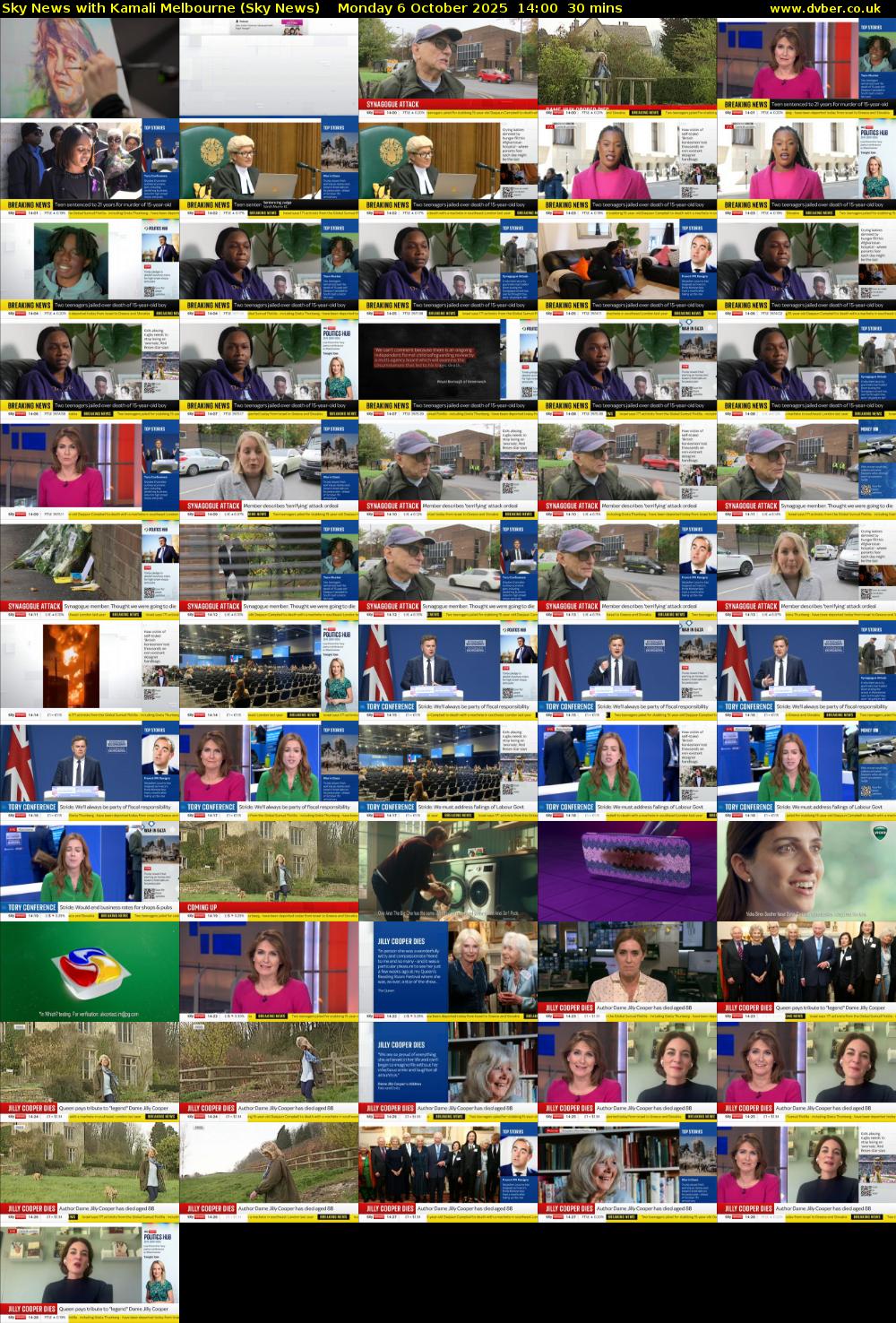 Sky News with Kamali Melbourne (Sky News) Monday 6 October 2025 14:00 - 14:30