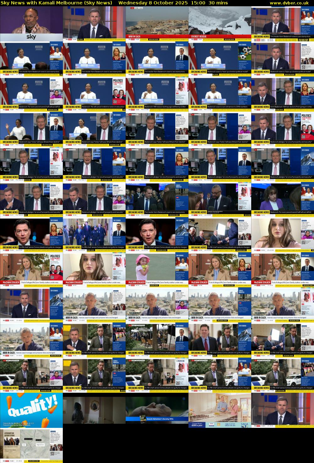 Sky News with Kamali Melbourne (Sky News) Wednesday 8 October 2025 15:00 - 15:30