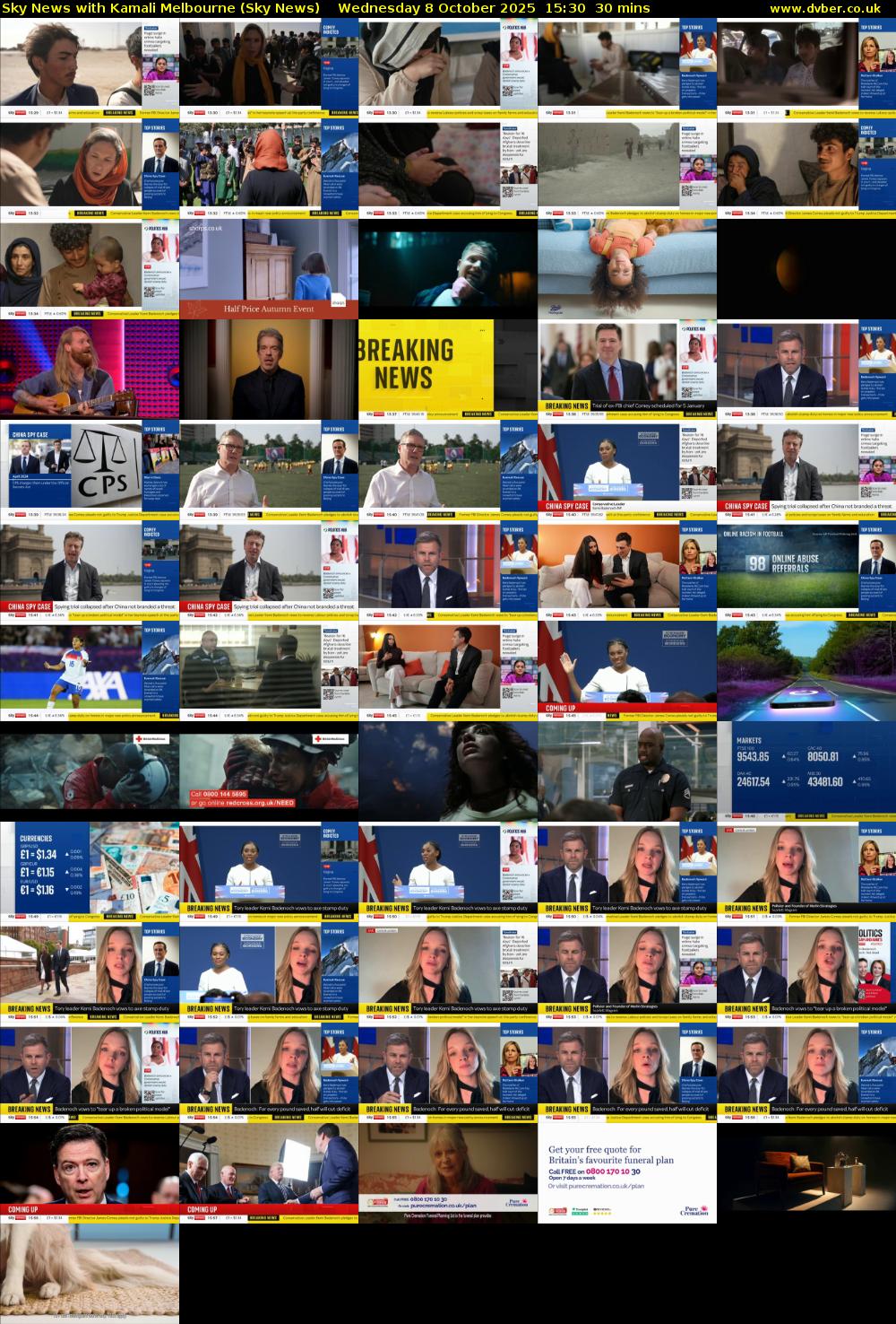 Sky News with Kamali Melbourne (Sky News) Wednesday 8 October 2025 15:30 - 16:00