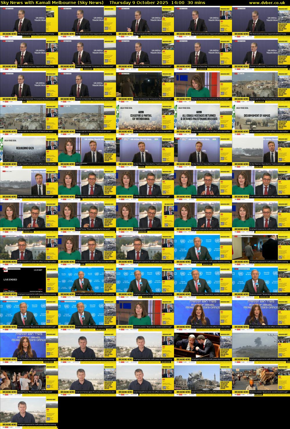 Sky News with Kamali Melbourne (Sky News) Thursday 9 October 2025 14:00 - 14:30