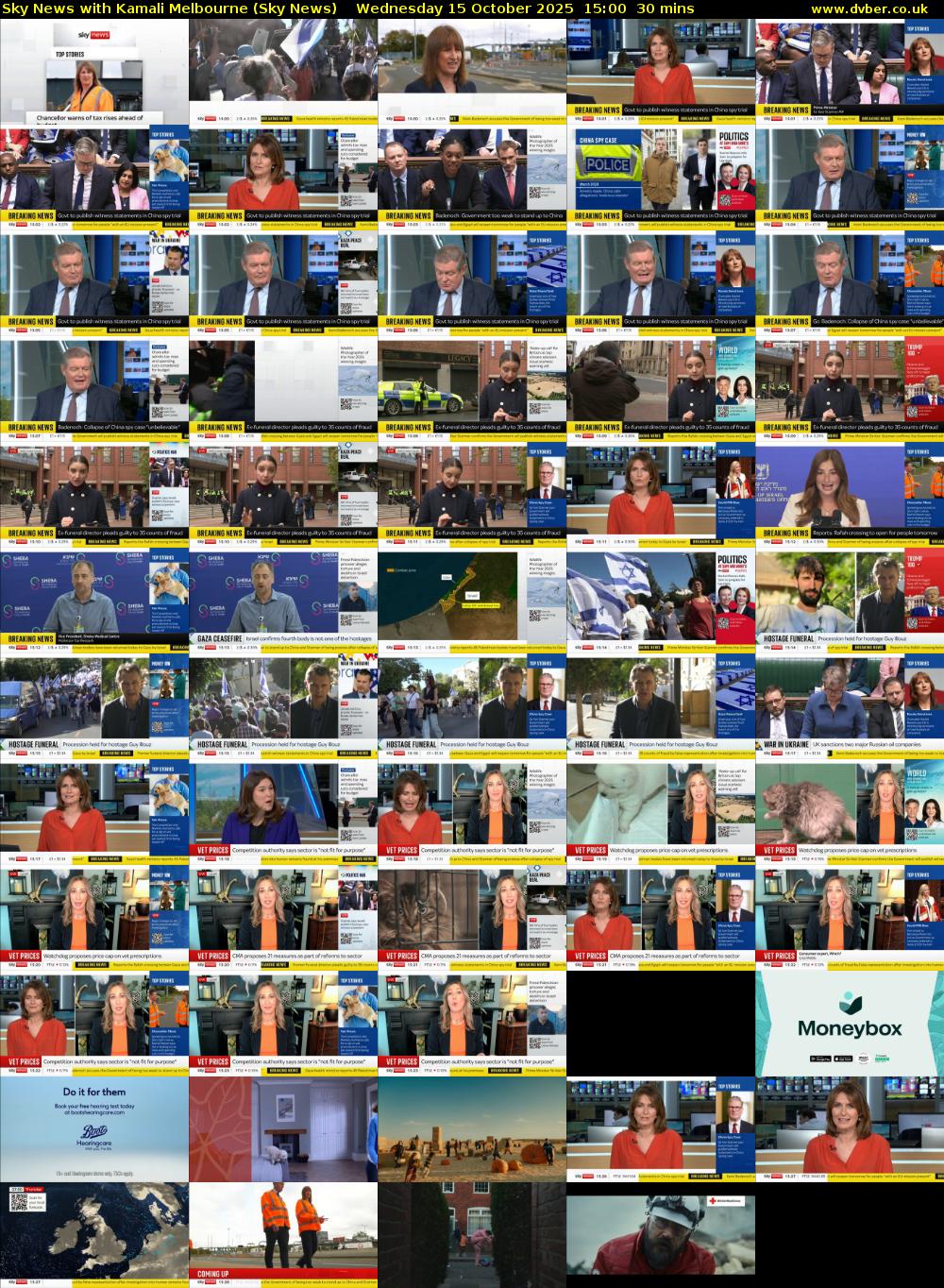 Sky News with Kamali Melbourne (Sky News) Wednesday 15 October 2025 15:00 - 15:30