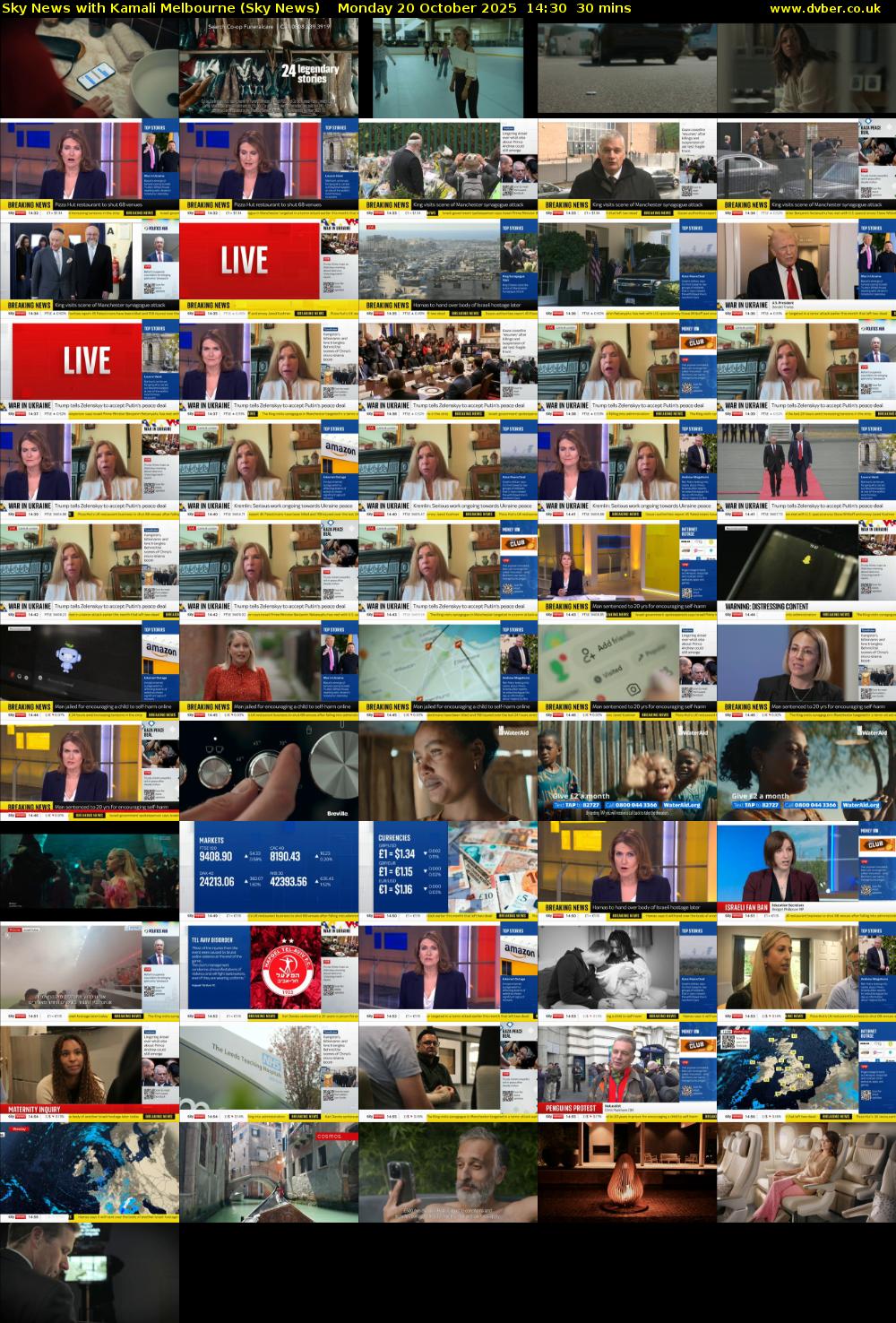 Sky News with Kamali Melbourne (Sky News) Monday 20 October 2025 14:30 - 15:00