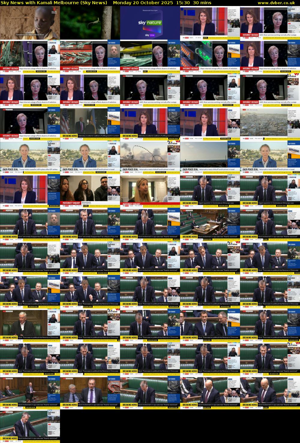 Sky News with Kamali Melbourne (Sky News) Monday 20 October 2025 15:30 - 16:00