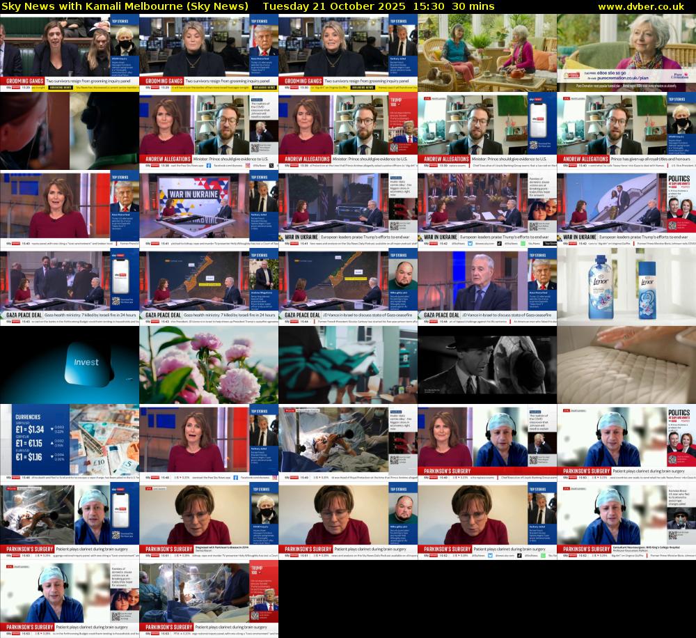 Sky News with Kamali Melbourne (Sky News) Tuesday 21 October 2025 15:30 - 16:00