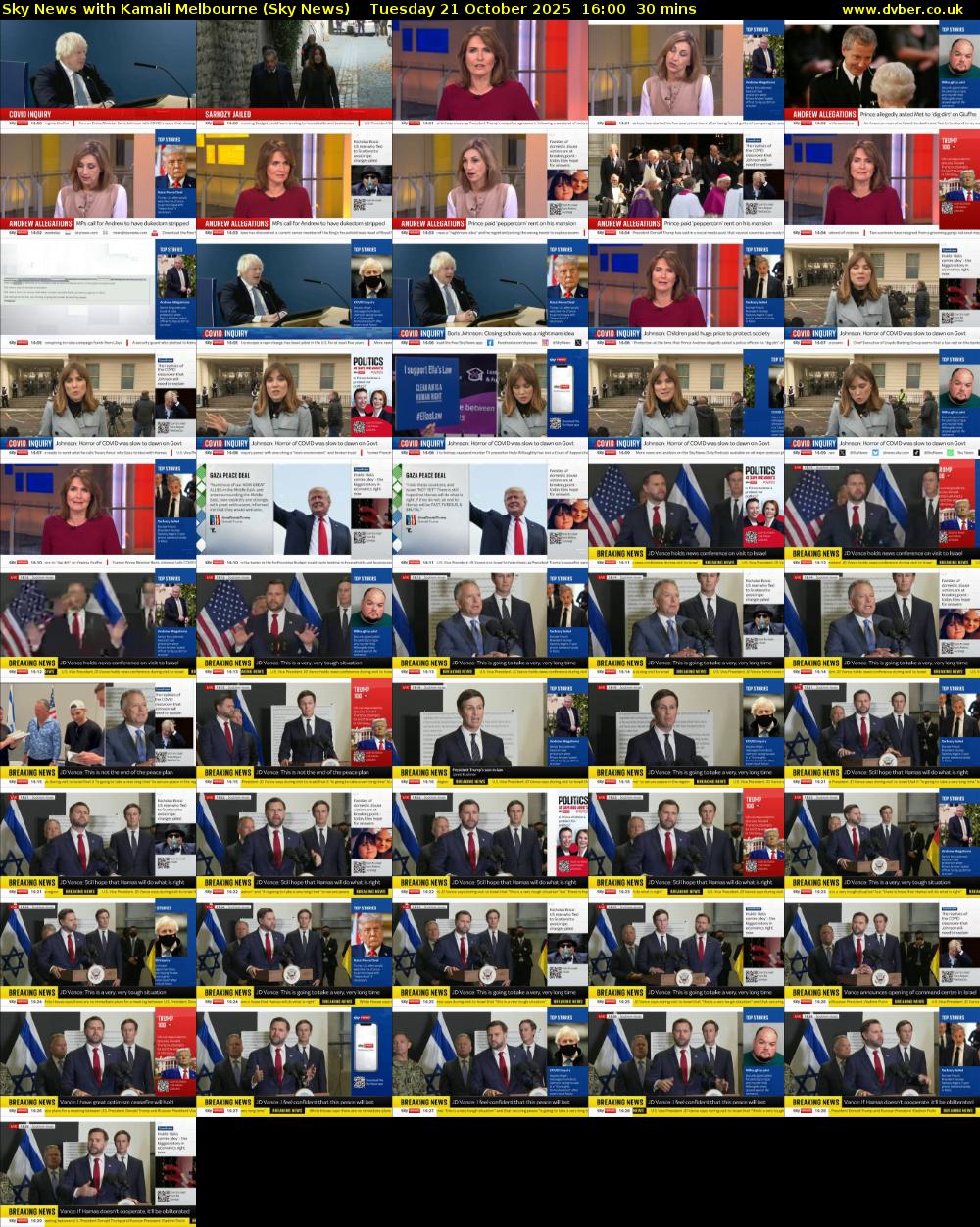 Sky News with Kamali Melbourne (Sky News) Tuesday 21 October 2025 16:00 - 16:30