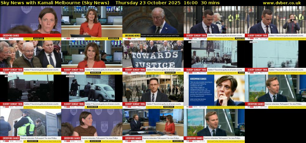Sky News with Kamali Melbourne (Sky News) Thursday 23 October 2025 16:00 - 16:30