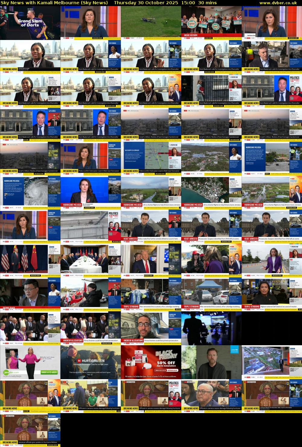 Sky News with Kamali Melbourne (Sky News) Thursday 30 October 2025 15:00 - 15:30