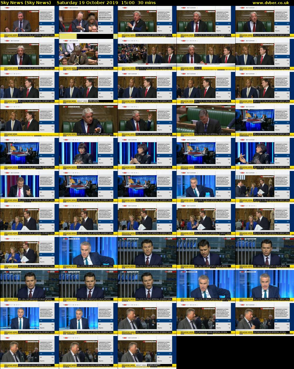 Sky News (Sky News) Saturday 19 October 2019 15:00 - 15:30