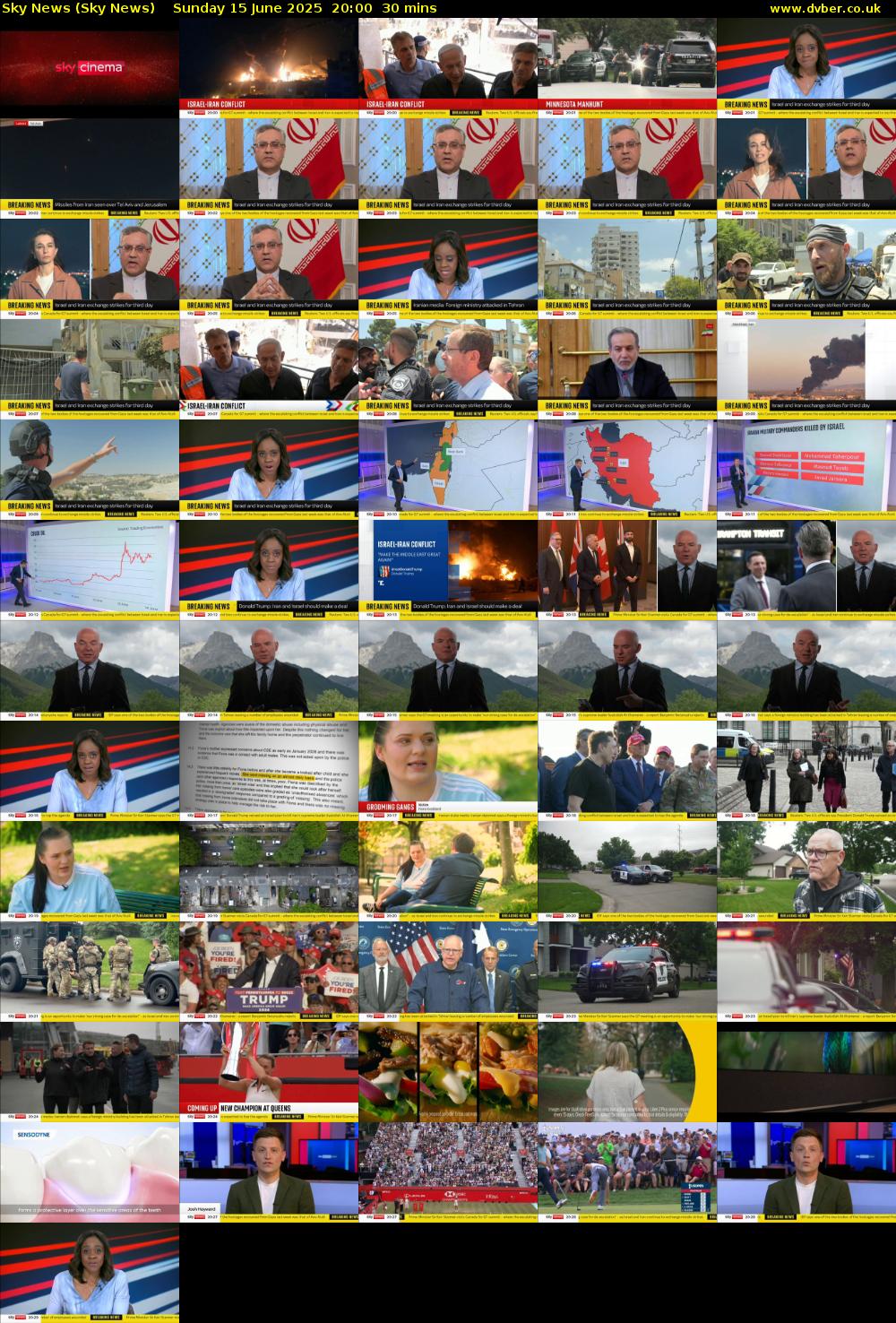 Sky News (Sky News) Sunday 15 June 2025 20:00 - 20:30