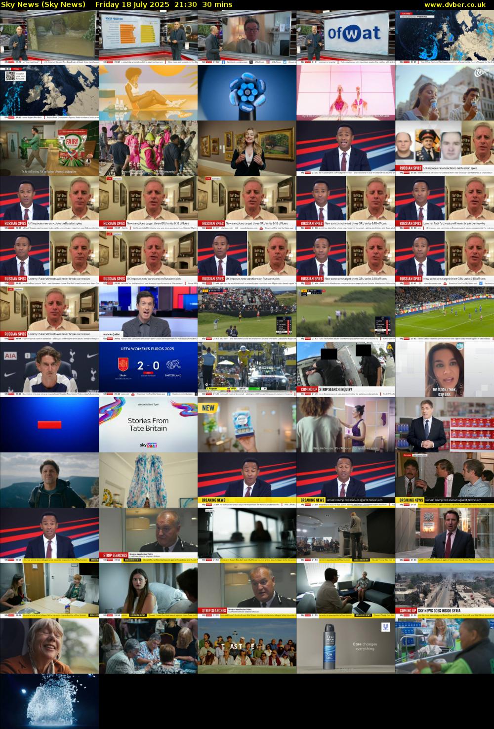 Sky News (Sky News) Friday 18 July 2025 21:30 - 22:00