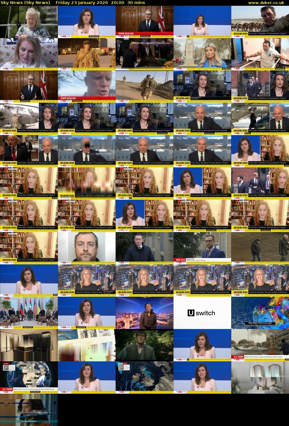 Sky News (Sky News) Friday 23 January 2026 20:00 - 20:30
