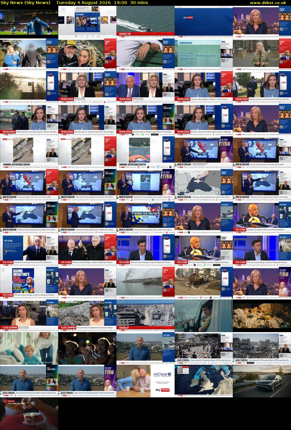 Sky News (Sky News) Tuesday 4 August 2026 19:00 - 19:30