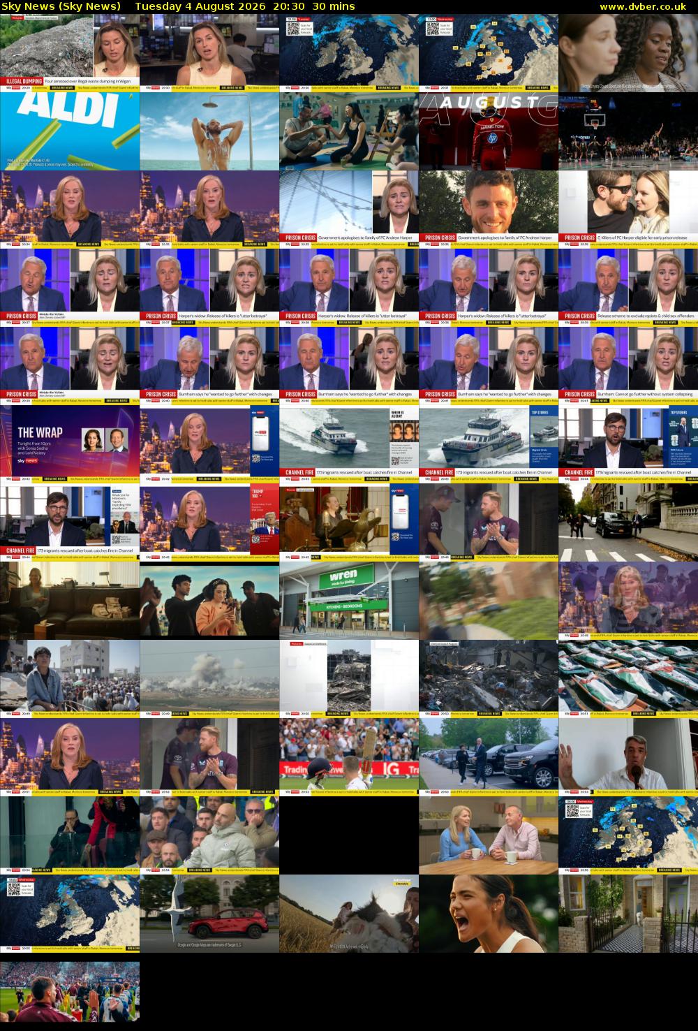 Sky News (Sky News) Tuesday 4 August 2026 20:30 - 21:00