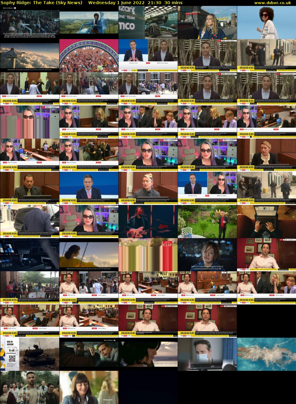 Sophy Ridge: The Take (Sky News) Wednesday 1 June 2022 21:30 - 22:00
