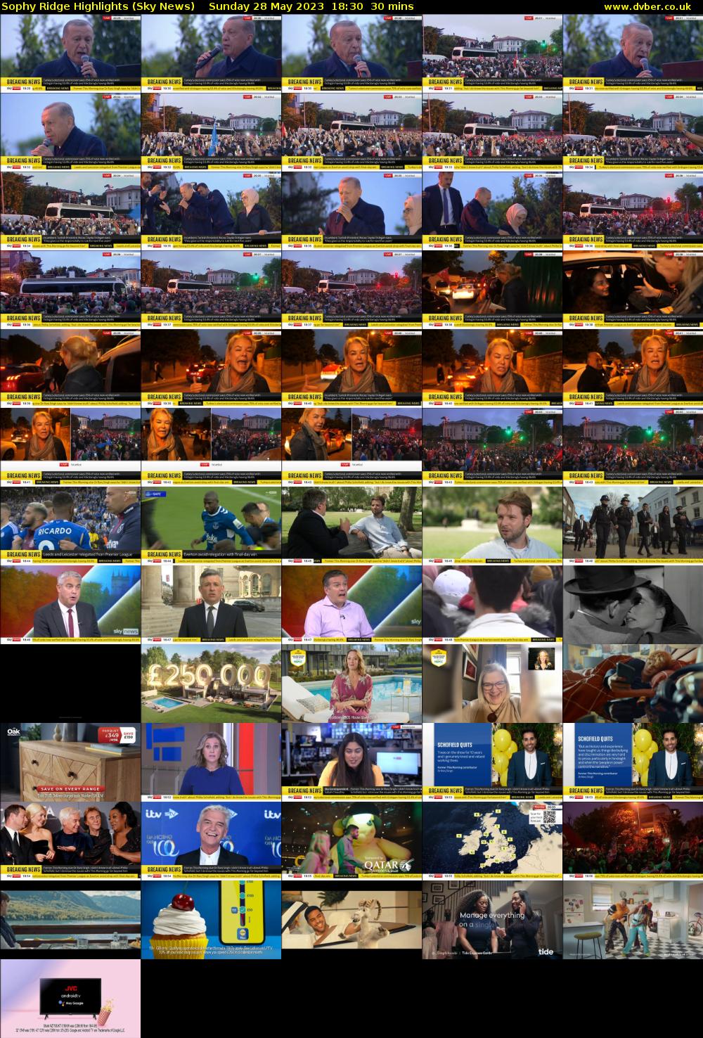 Sophy Ridge Highlights (Sky News) Sunday 28 May 2023 18:30 - 19:00