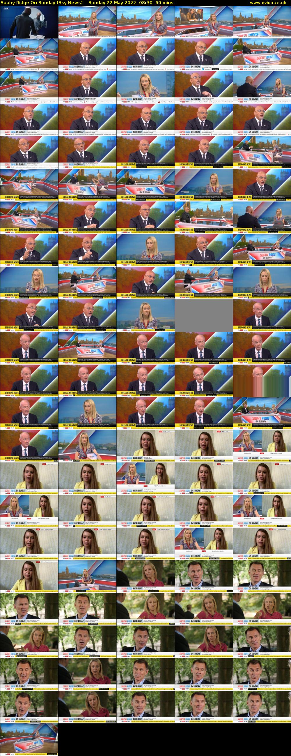 Sophy Ridge On Sunday (Sky News) Sunday 22 May 2022 08:30 - 09:30