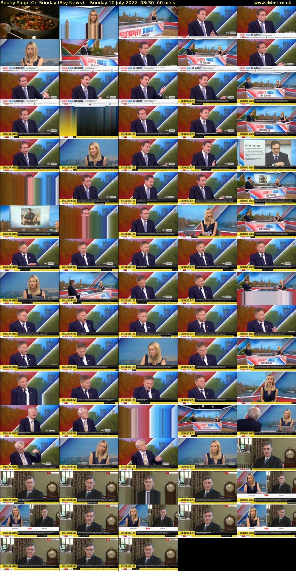 Sophy Ridge On Sunday (Sky News) Sunday 10 July 2022 08:30 - 09:30