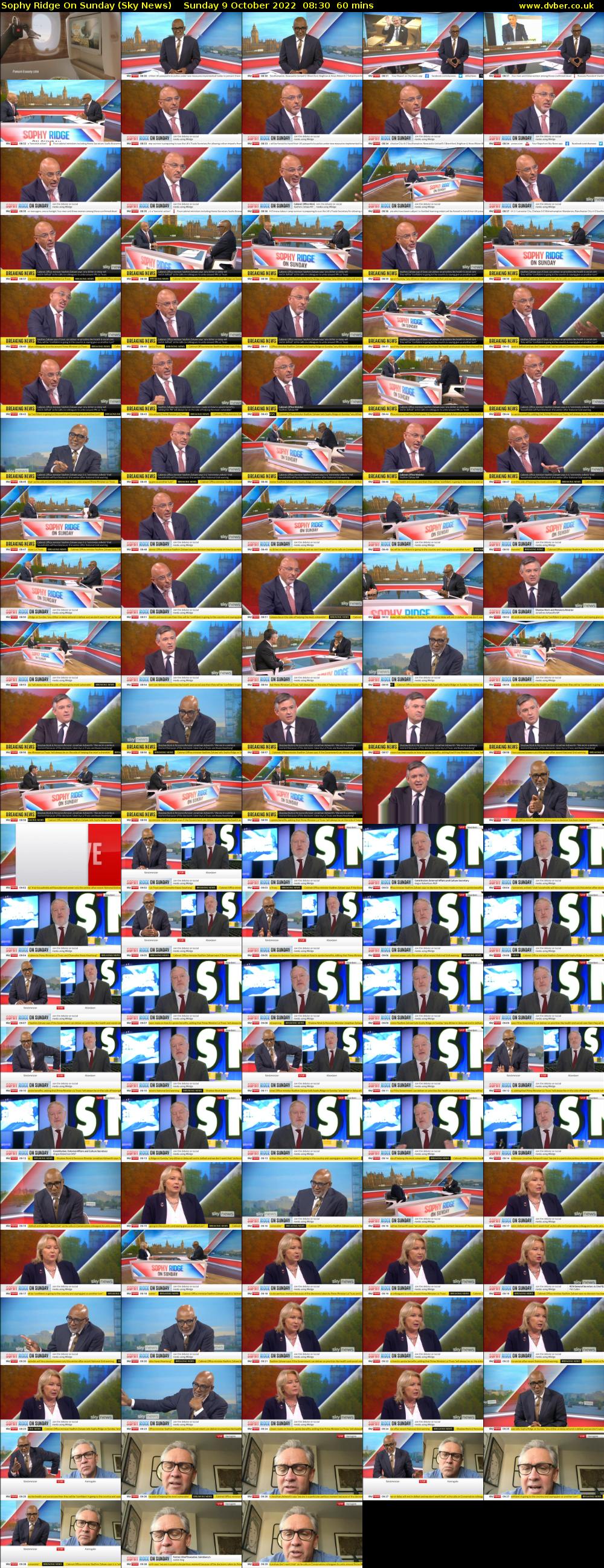 Sophy Ridge On Sunday (Sky News) Sunday 9 October 2022 08:30 - 09:30