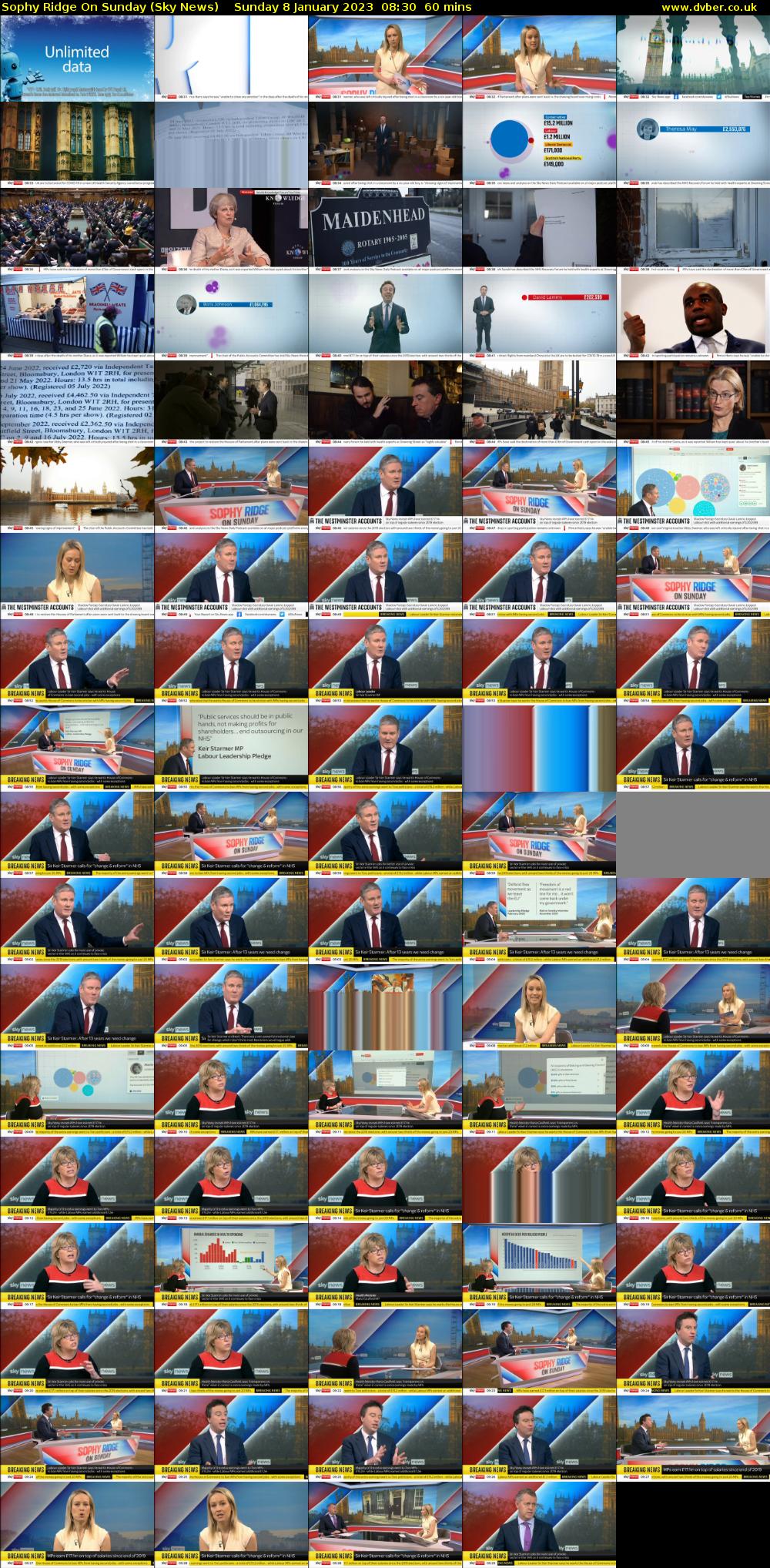 Sophy Ridge On Sunday (Sky News) Sunday 8 January 2023 08:30 - 09:30