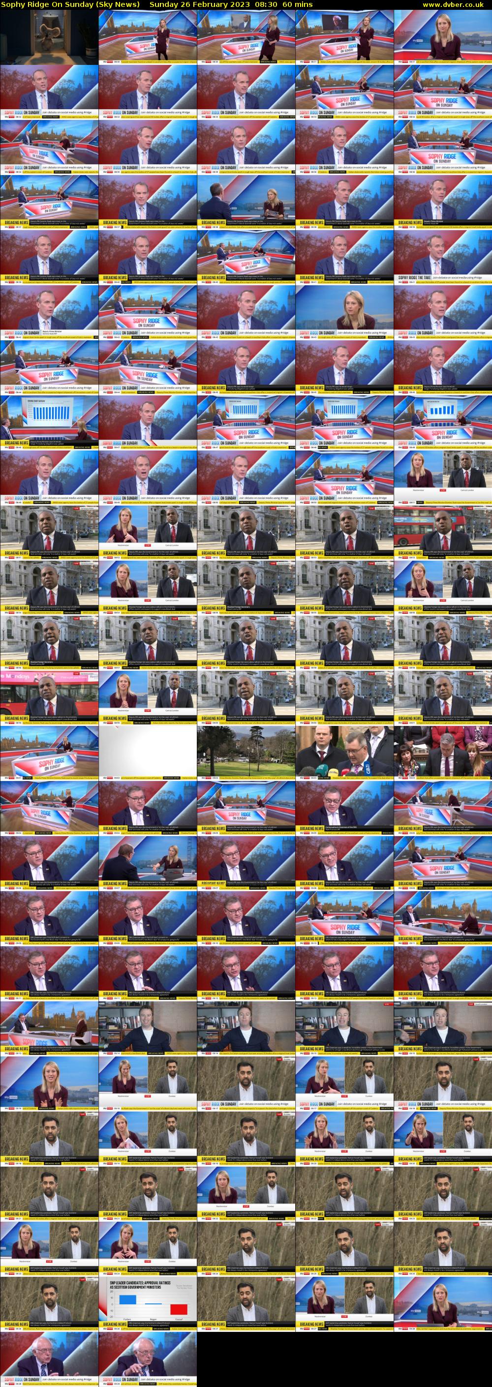Sophy Ridge On Sunday (Sky News) Sunday 26 February 2023 08:30 - 09:30