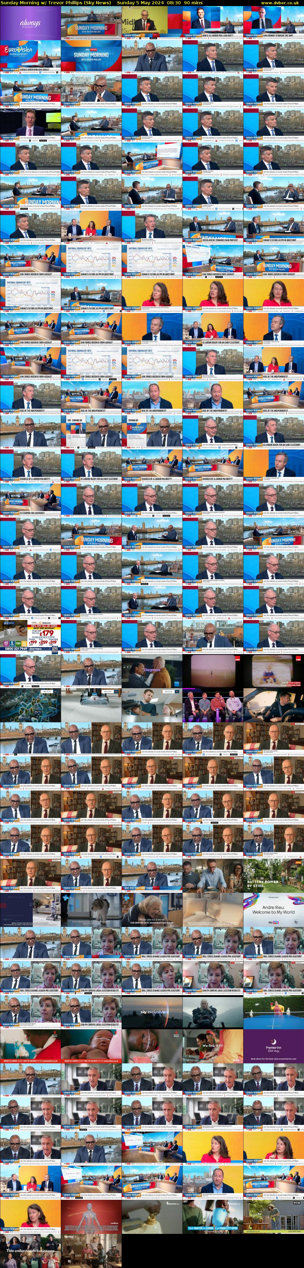 Sunday Morning w/ Trevor Phillips (Sky News) Sunday 5 May 2024 08:30 - 10:00