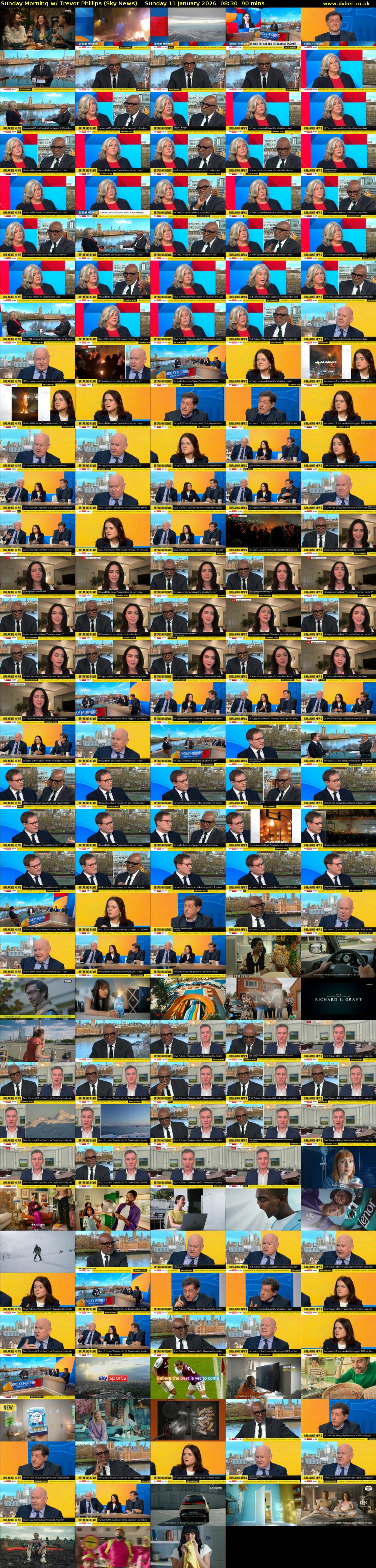 Sunday Morning w/ Trevor Phillips (Sky News) Sunday 11 January 2026 08:30 - 10:00