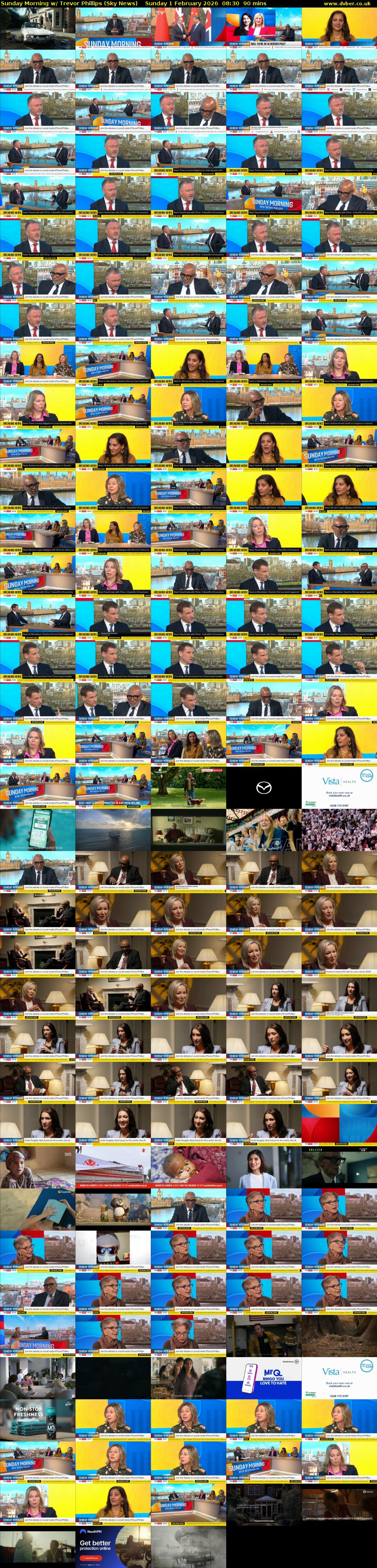 Sunday Morning w/ Trevor Phillips (Sky News) Sunday 1 February 2026 08:30 - 10:00