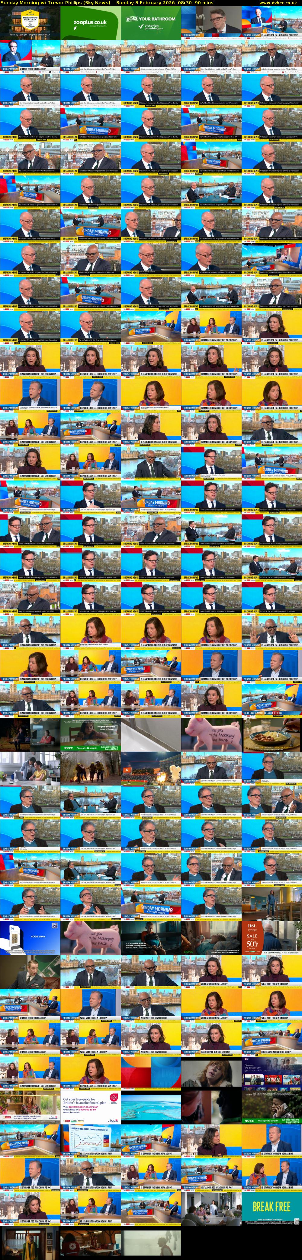 Sunday Morning w/ Trevor Phillips (Sky News) Sunday 8 February 2026 08:30 - 10:00