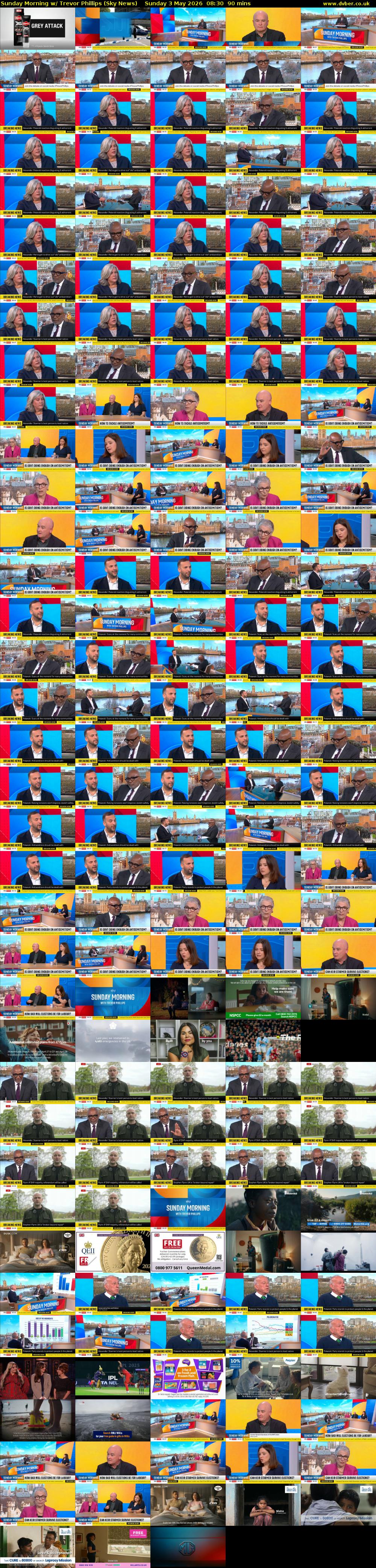 Sunday Morning w/ Trevor Phillips (Sky News) Sunday 3 May 2026 08:30 - 10:00