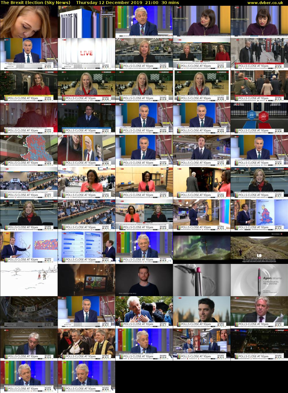 The Brexit Election (Sky News) Thursday 12 December 2019 21:00 - 21:30