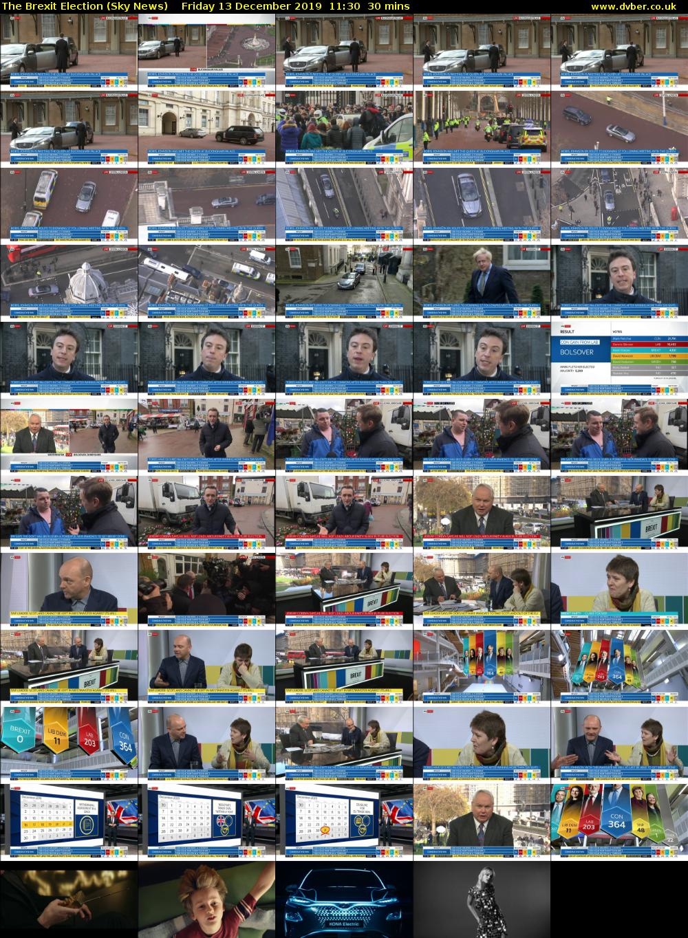 The Brexit Election (Sky News) Friday 13 December 2019 11:30 - 12:00