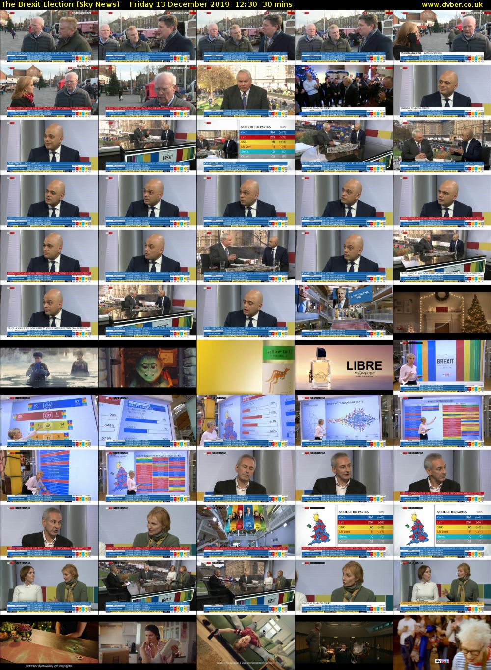 The Brexit Election (Sky News) Friday 13 December 2019 12:30 - 13:00