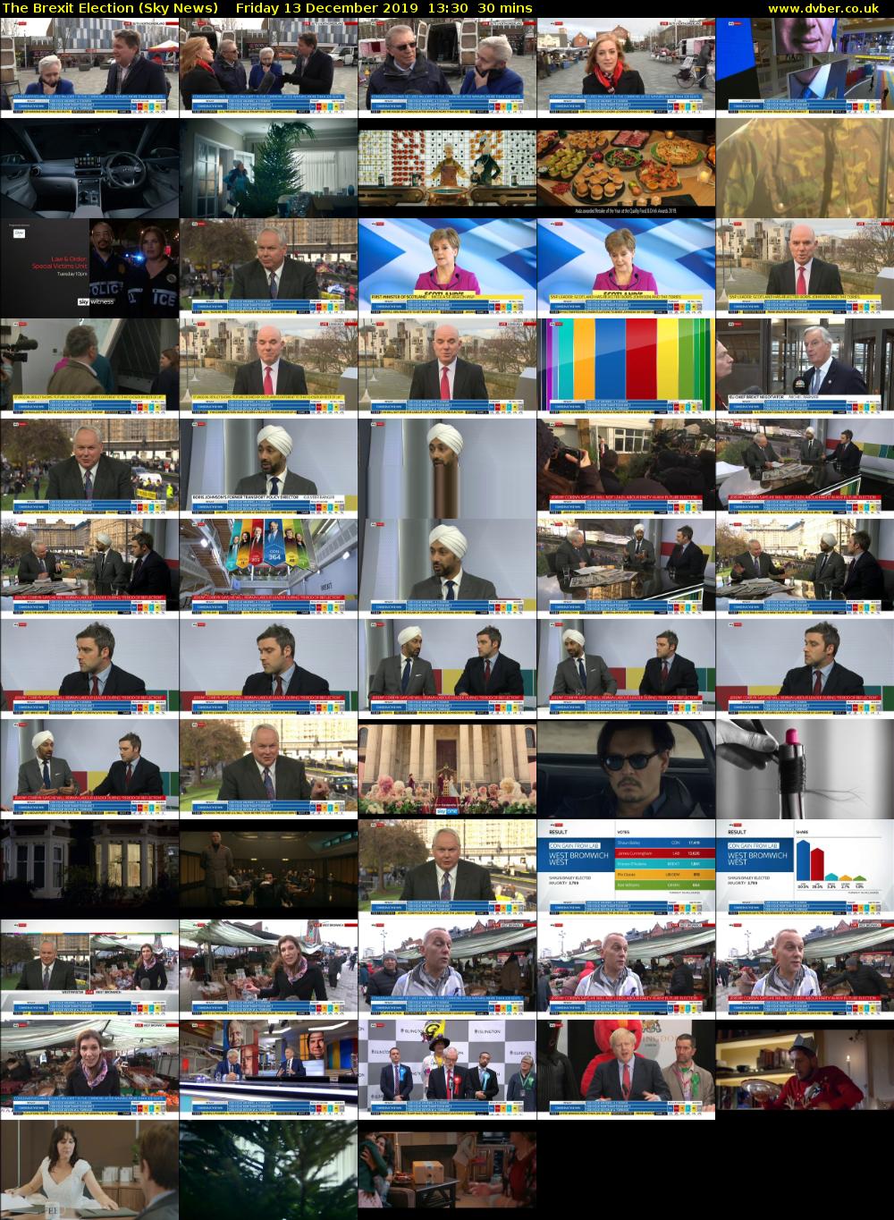 The Brexit Election (Sky News) Friday 13 December 2019 13:30 - 14:00