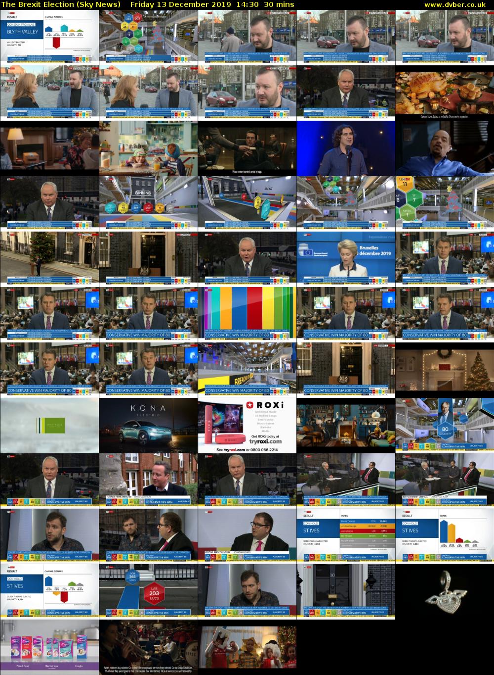 The Brexit Election (Sky News) Friday 13 December 2019 14:30 - 15:00