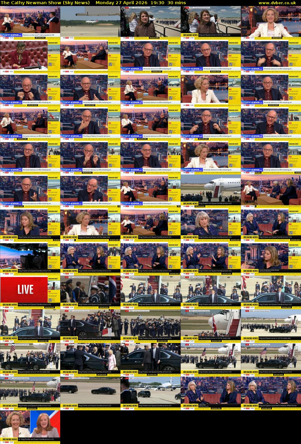 The Cathy Newman Show (Sky News) Monday 27 April 2026 19:30 - 20:00