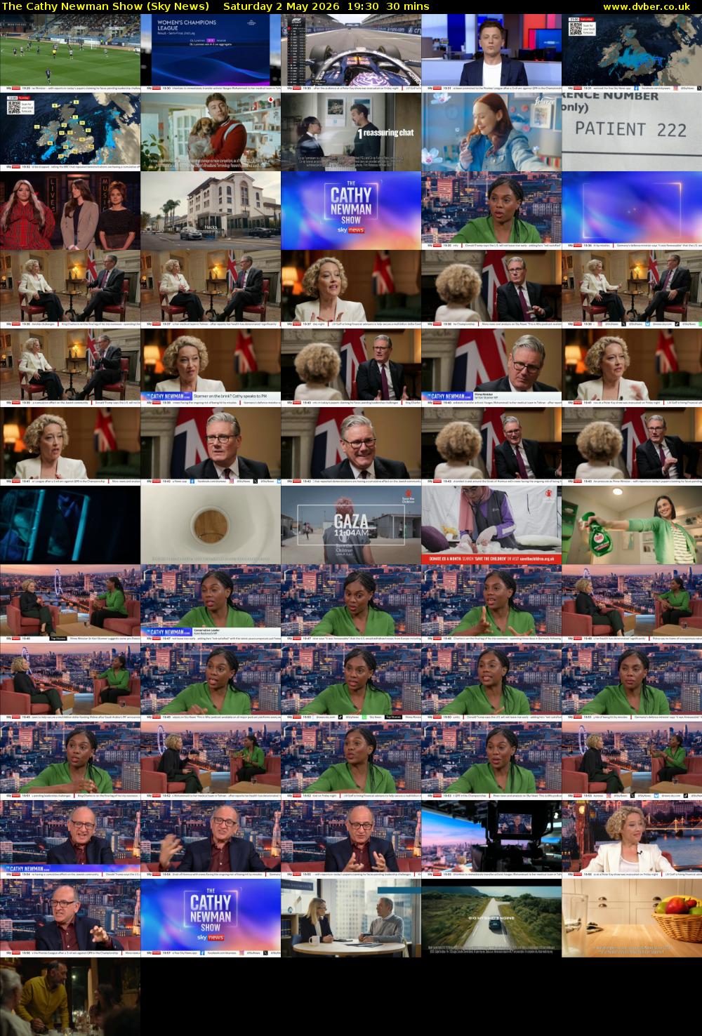 The Cathy Newman Show (Sky News) Saturday 2 May 2026 19:30 - 20:00