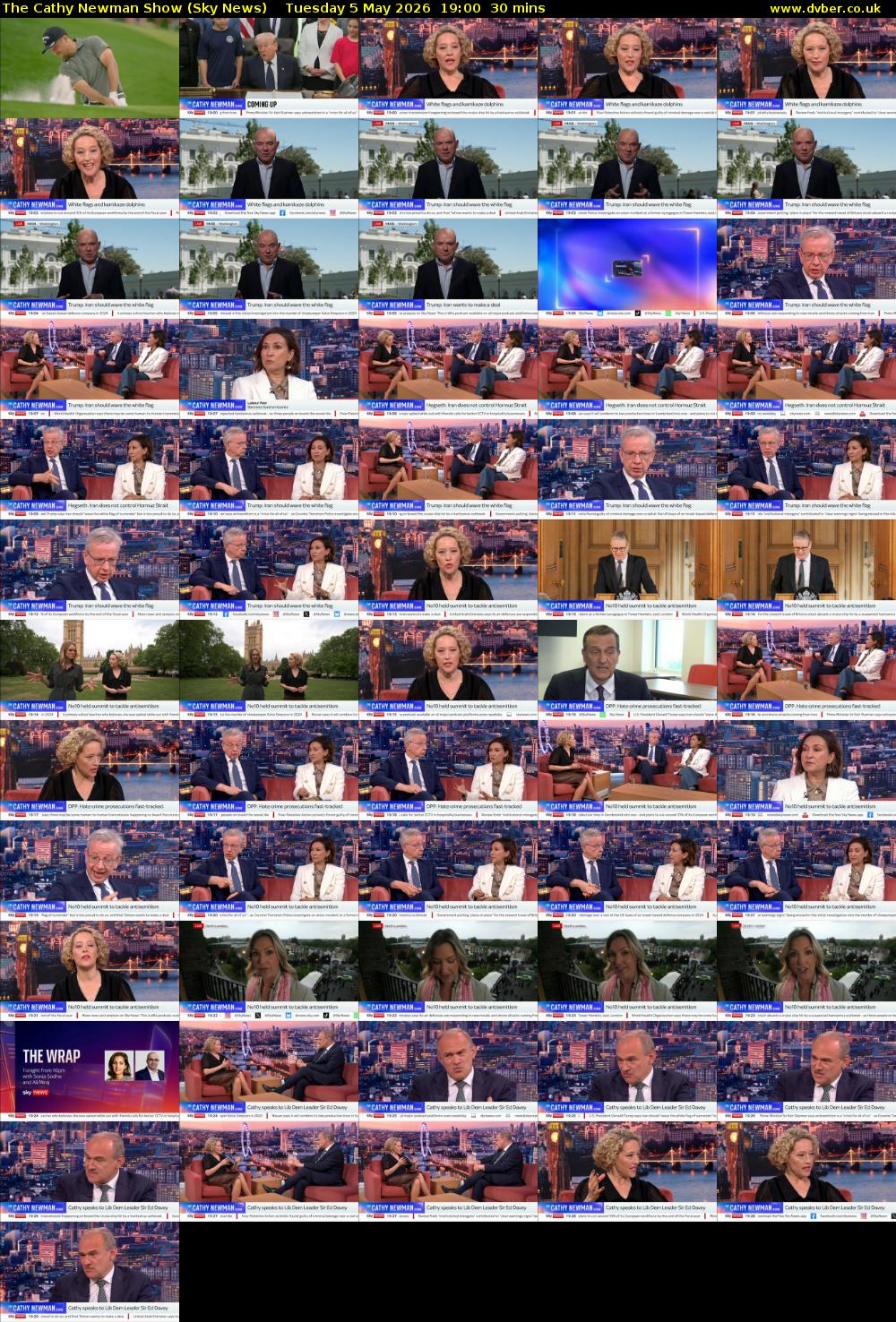 The Cathy Newman Show (Sky News) Tuesday 5 May 2026 19:00 - 19:30